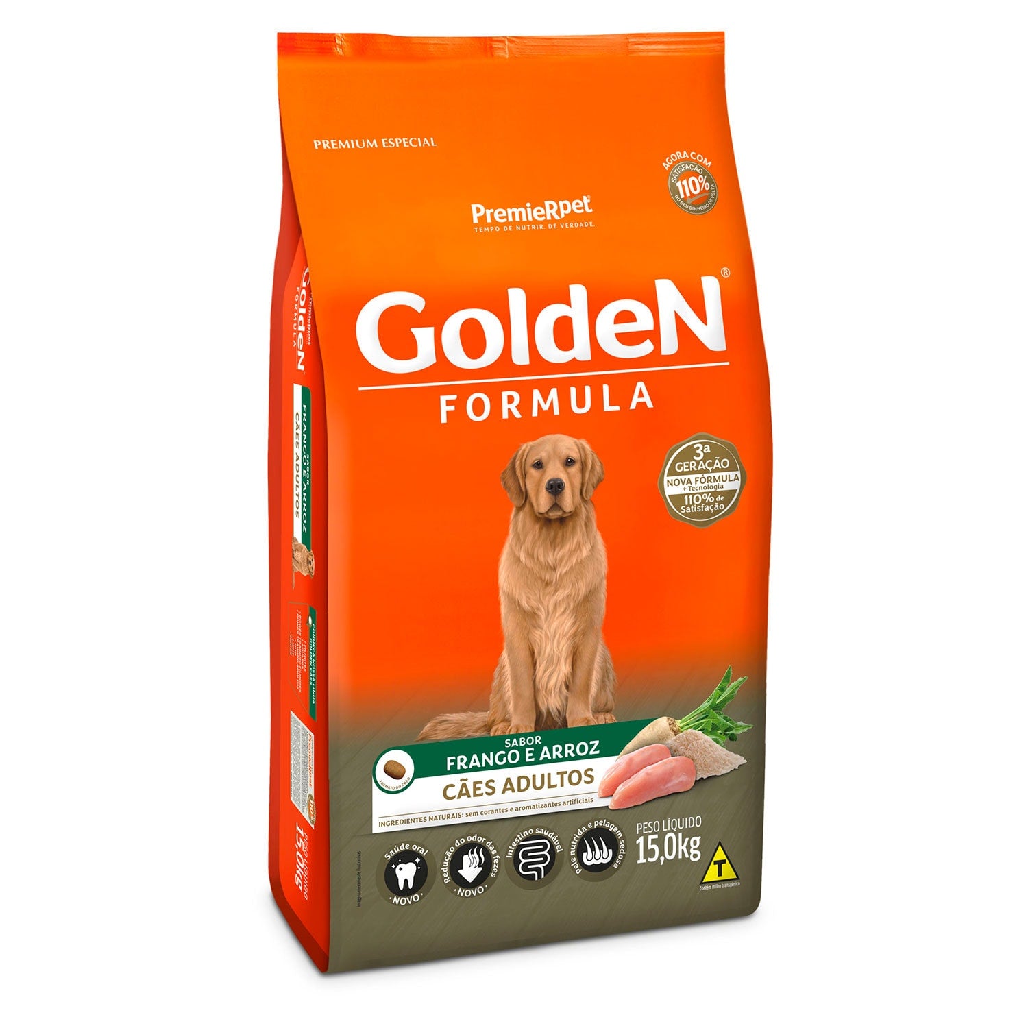 Ração Golden Adultos Frango e Arroz — PandKi