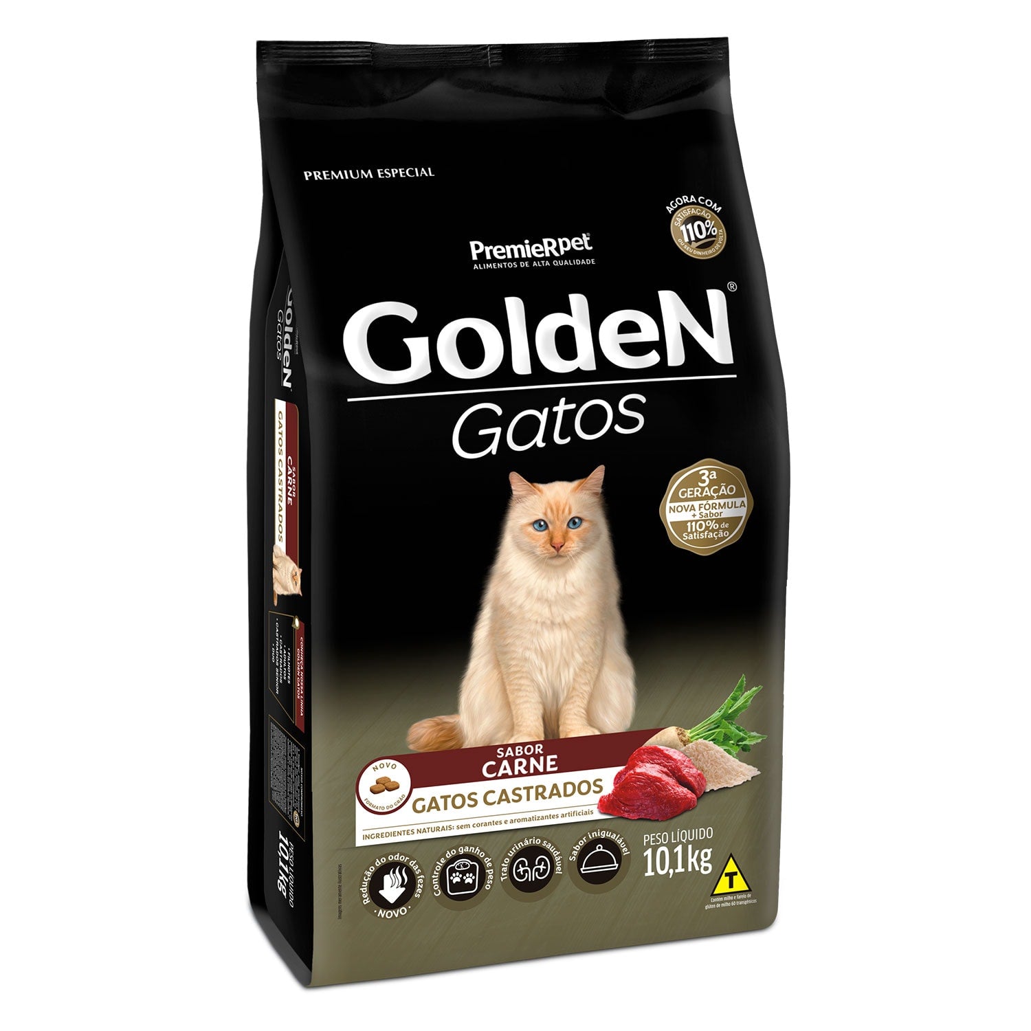 Ração Golden Gatos Castrados Salmão — PandKi