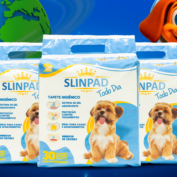Tapete Higiênico Slinpad Todo Dia 30un para Cães — PandKi